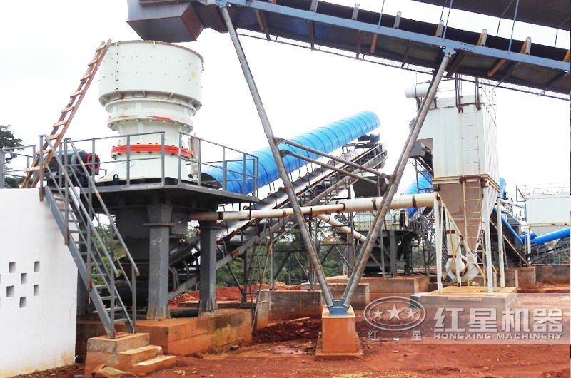 配圓錐破碎機的石料生產線 配圓錐破碎機的石料生產線