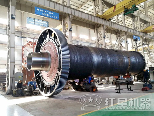 日產200噸金礦球磨機內部結構 日產200噸金礦球磨機內部結構