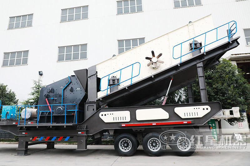 反擊破+振動篩一體碎石機 反擊破+振動篩一體碎石機