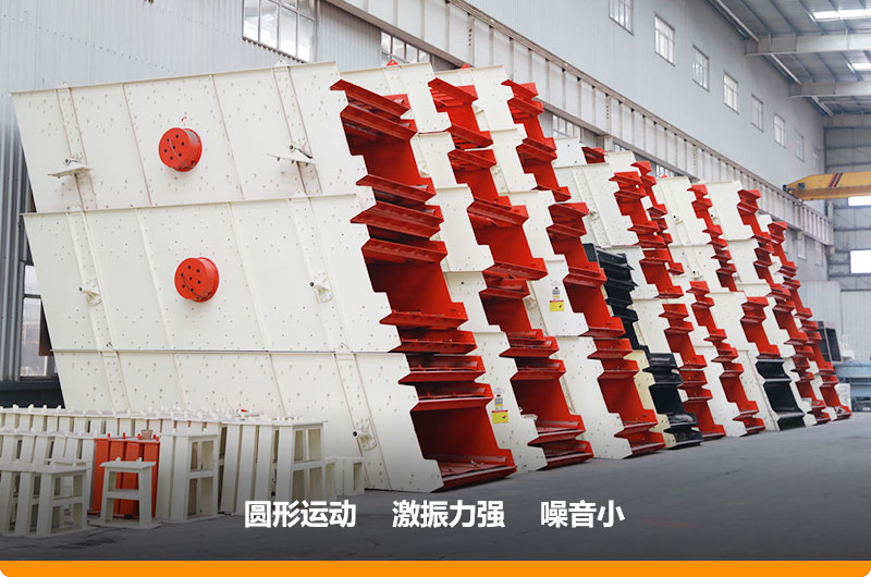 圓振動(dòng)篩,篩孔尺寸為5-80mm,處理能力32-276t/h 圓振動(dòng)篩,篩孔尺寸為5-80mm,處理能力32-276t/h