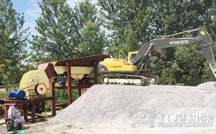 可一次成型的日產(chǎn)3千方沙的石子生產(chǎn)線現(xiàn)場投資少，早賺錢