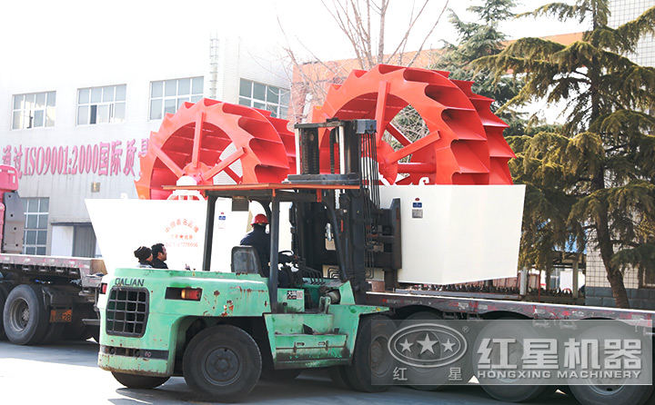 月產(chǎn)6-7萬噸機制砂生產(chǎn)線設(shè)備(洗砂機部分)待發(fā)貨