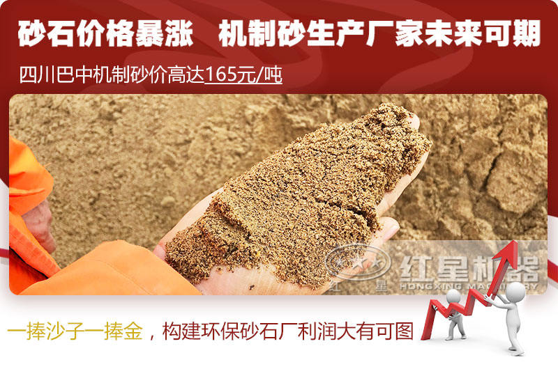 機(jī)制砂價(jià)格上漲,合理構(gòu)建環(huán)保砂石廠更賺錢
