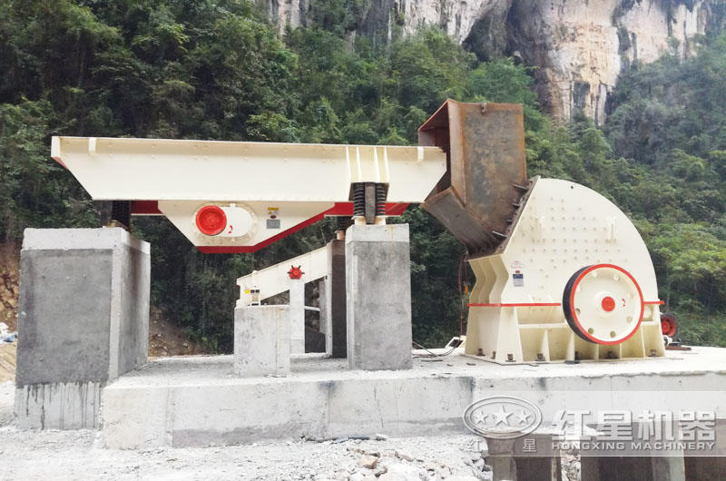 甘肅石灰石生產線安裝現場 甘肅石灰石生產線安裝現場