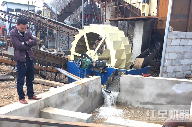 洗沙機作業現場 洗沙機作業現場