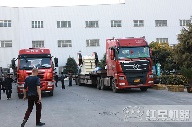 時產200噸河卵石制砂生產線設備發貨 時產200噸河卵石制砂生產線設備發貨