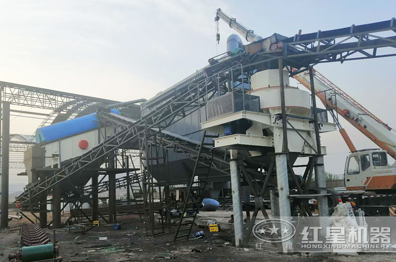 河北客戶花崗巖制砂生產(chǎn)線 河北客戶花崗巖制砂生產(chǎn)線