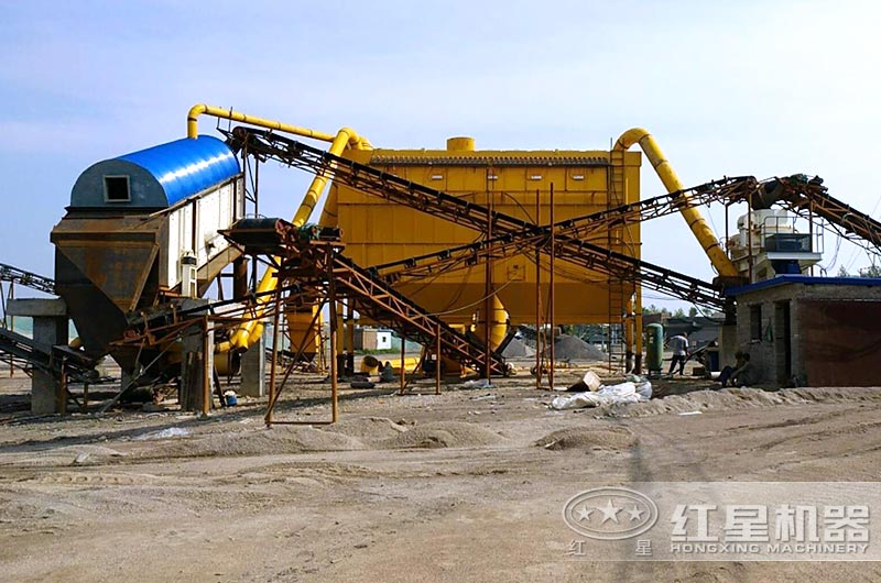 小型石子打砂機工作現(xiàn)場圖 小型石子打砂機工作現(xiàn)場圖