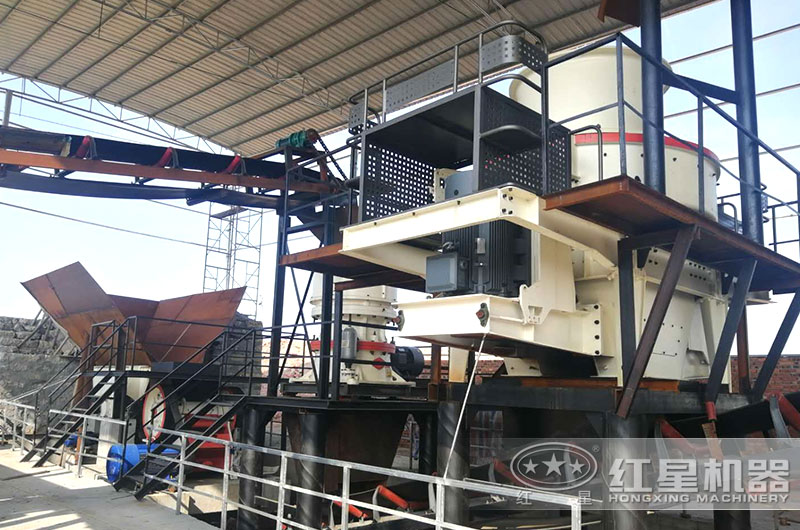 河北客戶人工砂生產線現場 河北客戶人工砂生產線現場