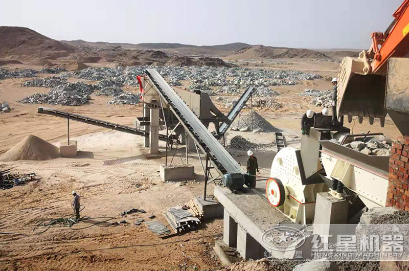 山西客戶石子破碎現場 山西客戶石子破碎現場