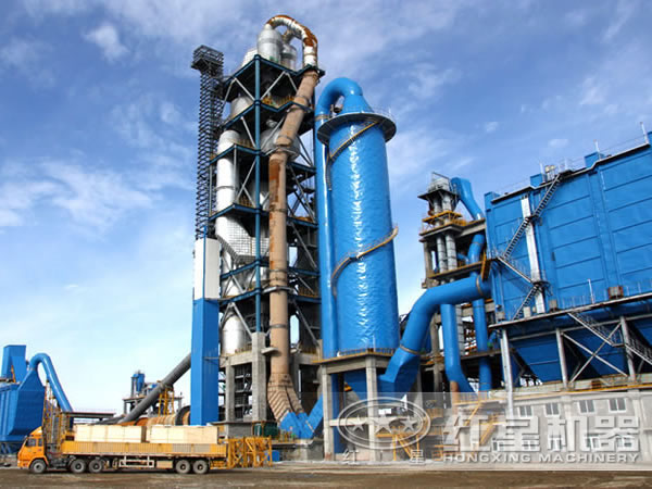  江西某水泥熟料生產線現(xiàn)場