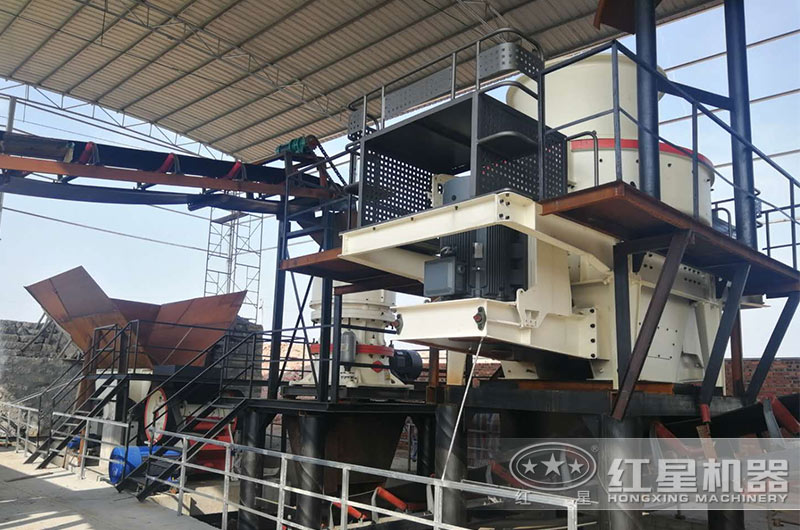 立式沖擊制砂機作業現場實拍 立式沖擊制砂機作業現場實拍