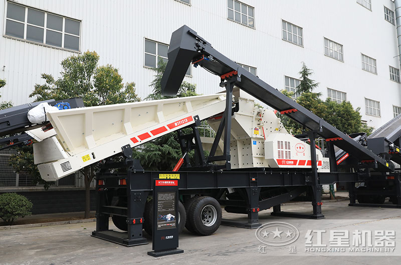 移動反擊式石子破碎機(jī)圖片、適用于軟料(青石) 移動反擊式石子破碎機(jī)圖片、適用于軟料(青石)