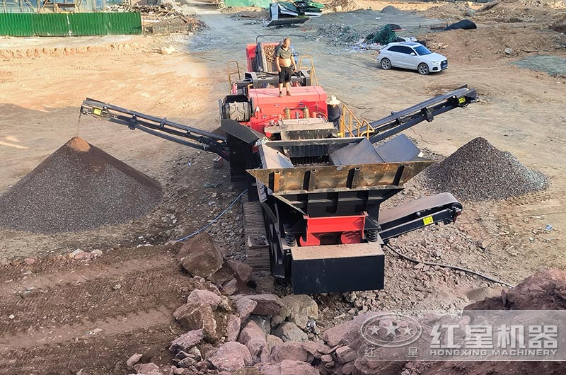 江西花崗巖破碎現場