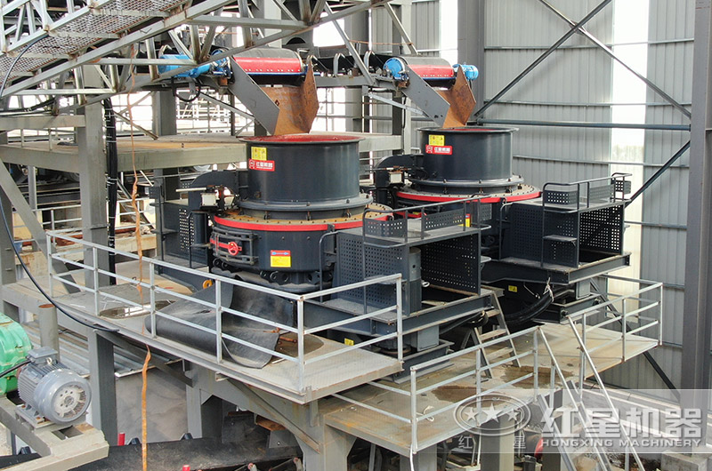 沖擊式制砂機現(xiàn)場