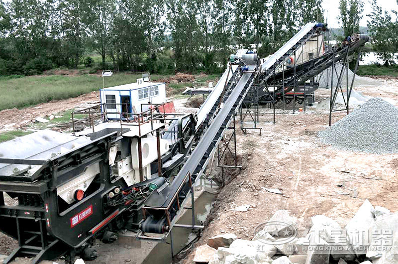 輪胎式移動(dòng)顎式破碎機(jī) 輪胎式移動(dòng)顎式破碎機(jī)